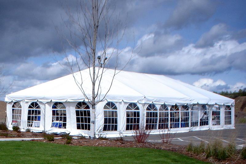 30ft tent with sides
