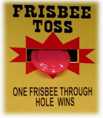 Frisbee toss